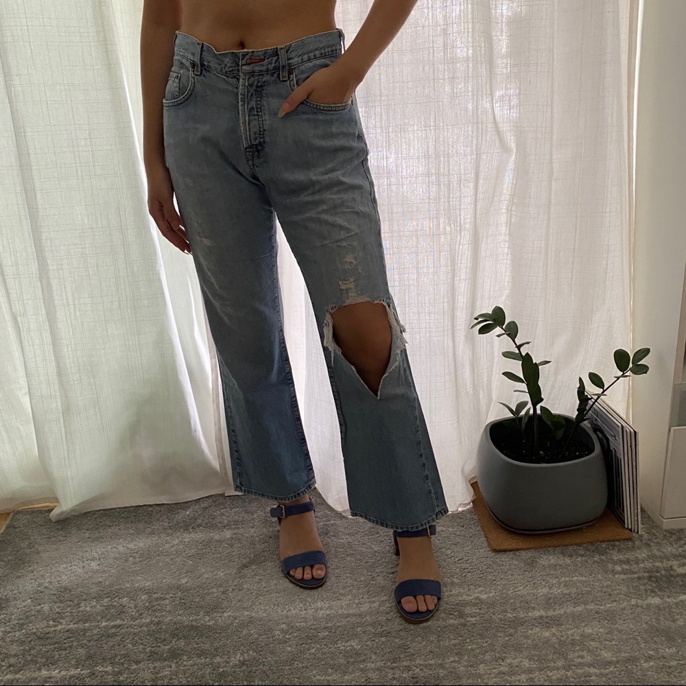 lucky brand mom jeans